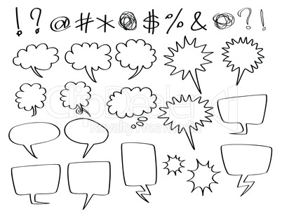 speech bubbles