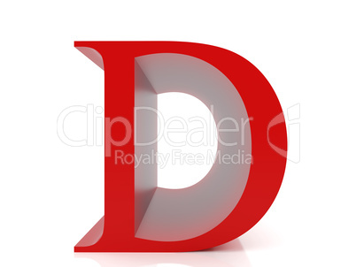 Letter d