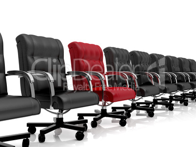 Office armchair set four