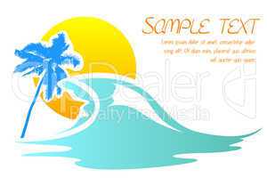 sea beach card