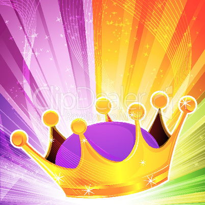 illustration of abstract crown