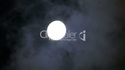 Full moon in Black Sky