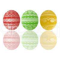 Three Easter eggs