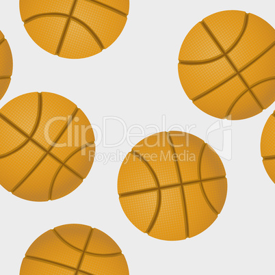 basketballs pattern