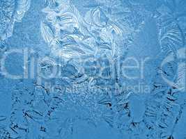 blue frosty natural pattern