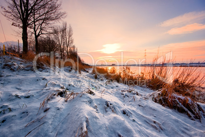 Landschaft im Winter