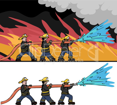 Three Firefighters