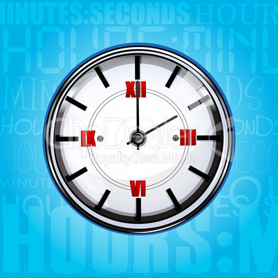 clock with texture background