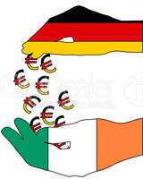 Deutsche Euros für Irland