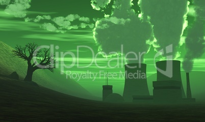 3D Kernkraftwerk - Der Super-Gau grün 02