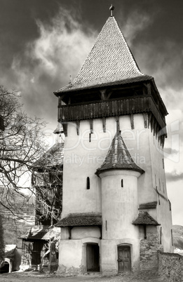 Biertan fortified church tower