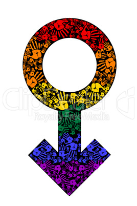 colorful male icon