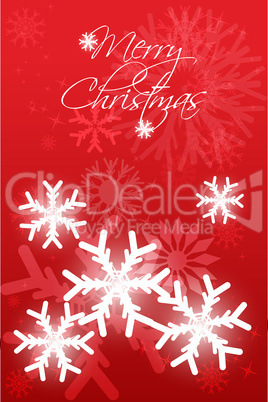 abstract merry christmas card