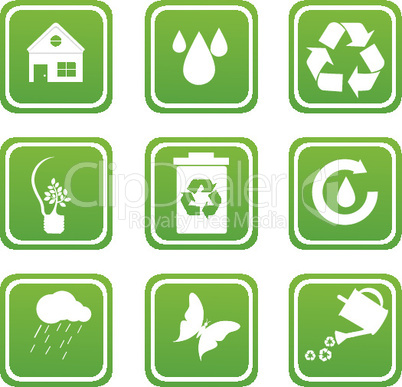 Grüne Icons