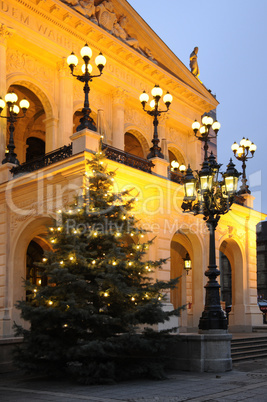 Weihnachten an der Alten Oper in Frankfurt