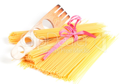 Italian pasta with spaghetti measure template