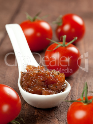 frisches Tomatenchutney / fresh tomato chutney
