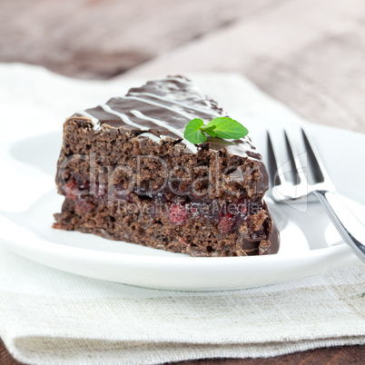 Schokokuchen nach Sacher Art / fresh chocolate cake