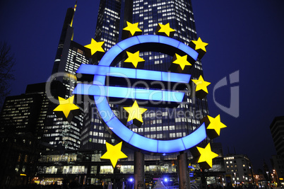 Euro-Symbol in Frankfurt