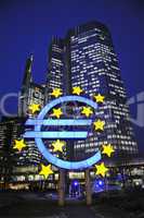 Euro-Symbol in Frankfurt