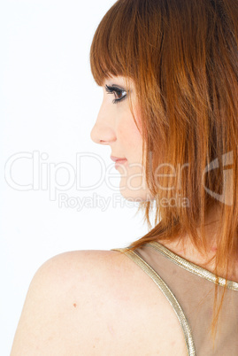 Girl with red hair