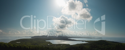 View toward El Yunque from lighthouse