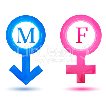 male and female icons