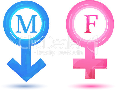 male and female icons