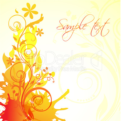 abstract floral background