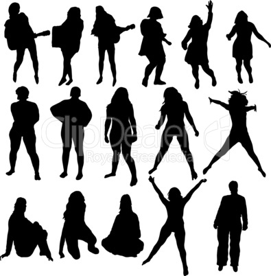 women silhouettes