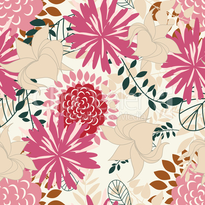 seamless floral background