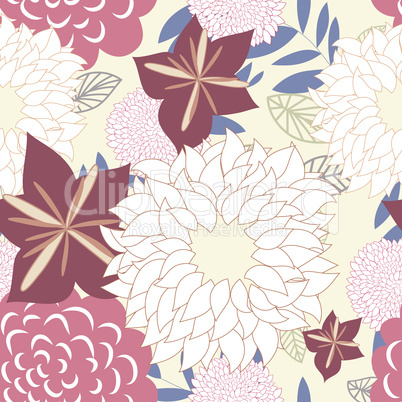 seamless floral background