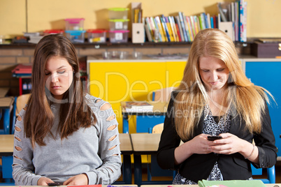 Texting in classroom