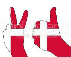 Dänische Handzeichen