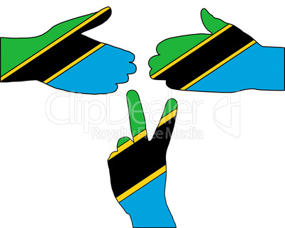 Handzeichen aus Tansania