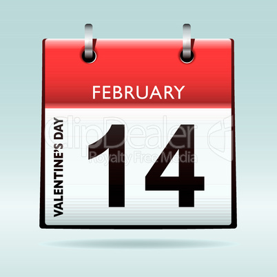 Valentines day calendar