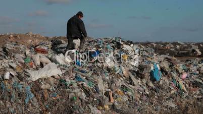 Working in a landfill