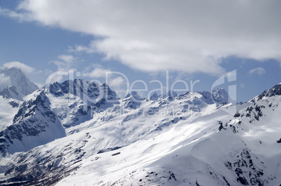 Snowy mountains