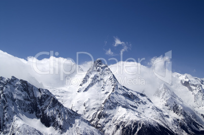 Hight Mountains. Caucasus, Dombay.