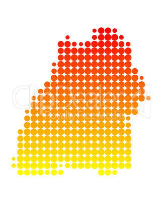 Karte von Baden-Württemberg