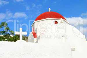 Kirche auf Mykonos