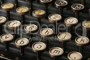 Schreibmaschinentasten