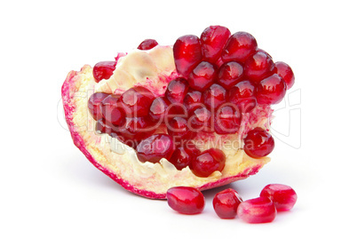 Granatapfel freigestellt - pomegranate isolated 10