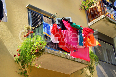 Wäsche Balkon - laundry balcony 04