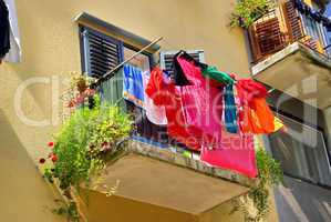 Wäsche Balkon - laundry balcony 04