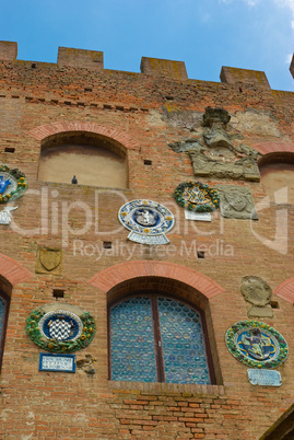 Certaldo Alto in der Toskana, Italien - Certaldo Alto in tuscany