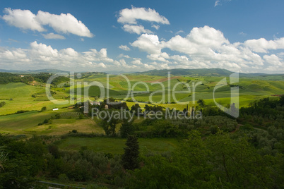 Landschaft in der Toskana, Italien - Landscape in tuscany, italy