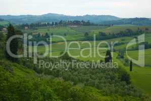 Landschaft in der Toskana, Italien - Landscape in tuscany, italy