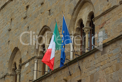 Italien/Europa Fahne - Flag of Italy/Europe