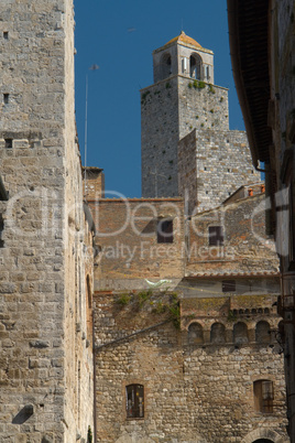 Stadtdansicht von San Gimignano, Toskana